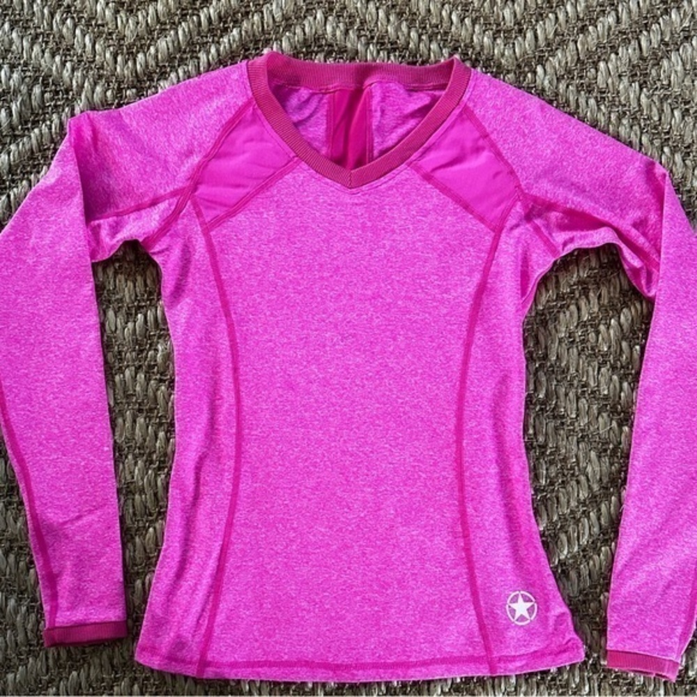 Savage Barbell sweat wicking 4 way stretch Active Top Hot Pink Size XSmall